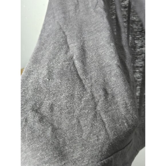 Tahari Womens 100% Linen Gray Open Front Cardigan Sweater Size Large Coastal - Picture 3 of 9